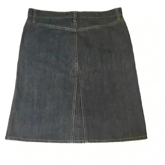 Vintage Gap Jean Skirt - 32" low rise waist, size 10 - Blue  Cotton Denim - Picture 2 of 5